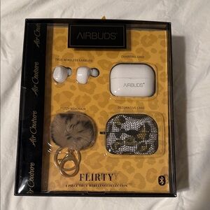 True Wireless Earbuds with Charging Case - White